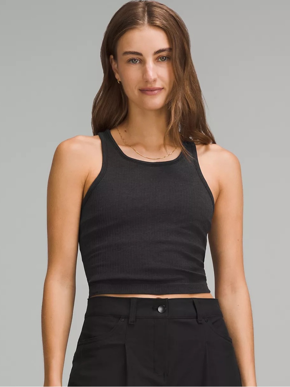 Lululemon Athletic Ebb to Street Tank in Black